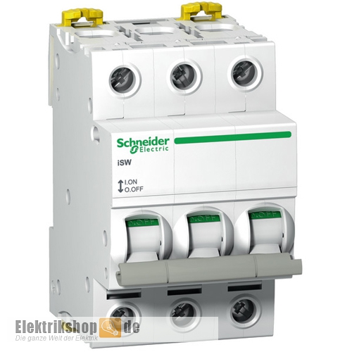 Ausschalter/Hauptschalter 63A 3polig A9S65363 Schneider Electric