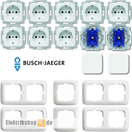 Verzorgen Boven hoofd en schouder Stemmen Busch Jaeger Spar-Set Reflex SI - Elektrikshop.de