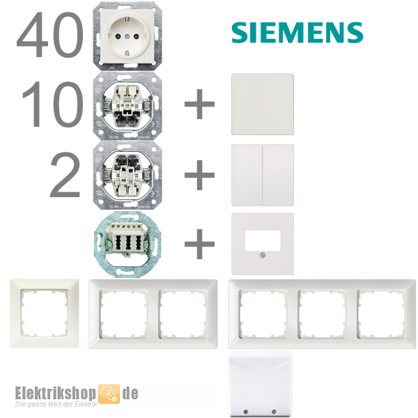 1-Familienhaus Paket titanweiß Delta i-system Siemens