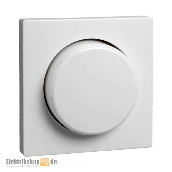 Zentralplatte mit Drehknopf Drehdimmer JOY reinweiß 267014 ELSO