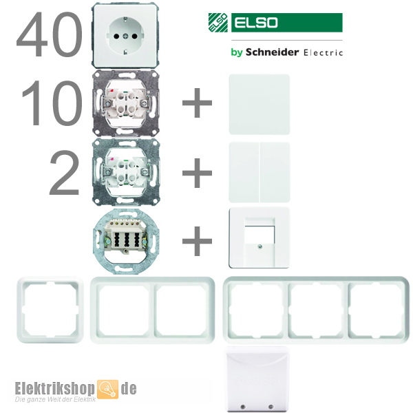 1-Familienhaus Paket FASHION reinweiß ELSO