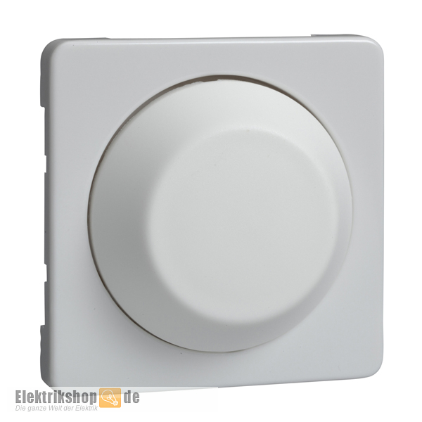 Zentralplatte Drehknopf Drehdimmer FASHION reinweiß 207014 ELSO