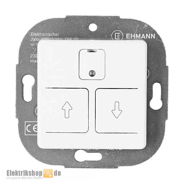 Elektronischer Jalousie-Schalter reinweiß EGB VIKO