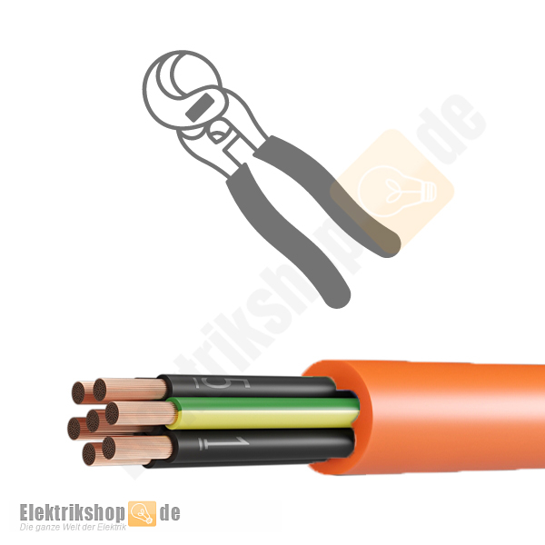 H07BQ-F 7G1,5 PUR Schlauchleitung orange