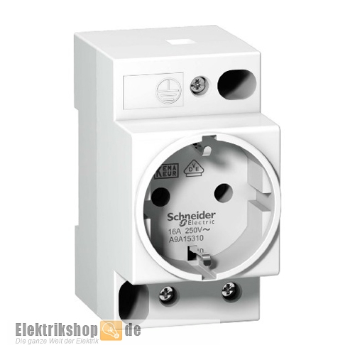 SCHUKO-Steckdose 16A Verteilereinbau A9A15310 Schneider Electric