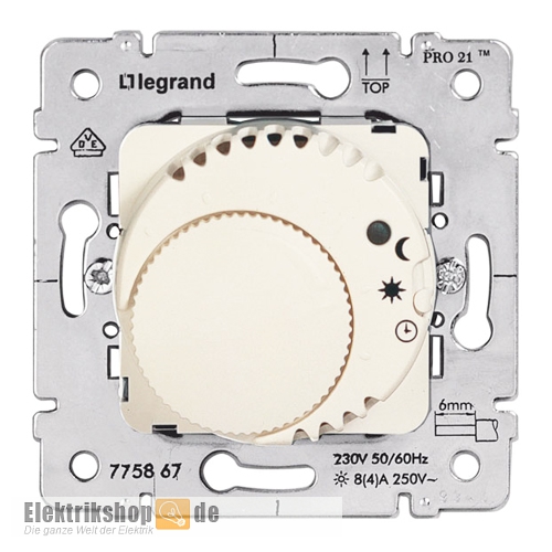 Raum-Temperaturregler Komfort Creo ultraweiß 775867 Legrand