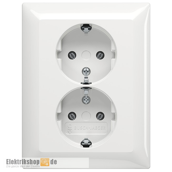 Busch-balance SI Schuko Doppelsteckdose aw 202 EUJ-914 Busch-Jaeger