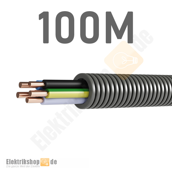 Kabowell mit H07V-U 5x1,5 EN16 ICTA16VU5X1,5 UNI Rohrsysteme