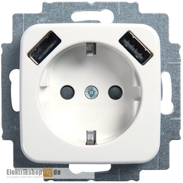 Busch Jaeger USB-Steckdose 20 EUCB2USB-214 Reflex SI alpinweiß