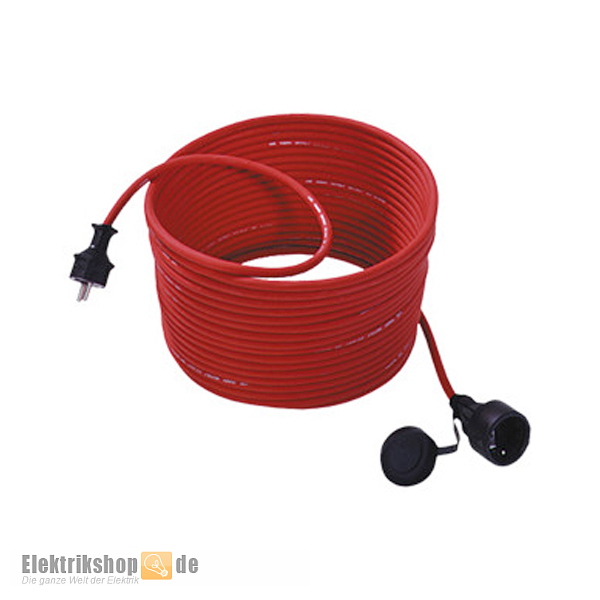 25m Schuko-Verlängerung H07RN-F 3G1,5 rot 343.370 Bachmann