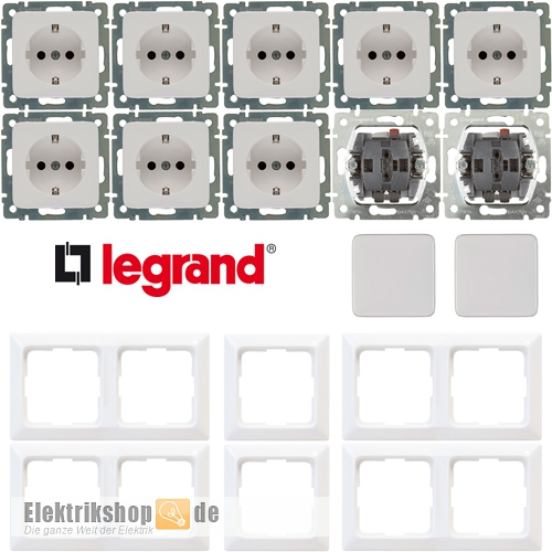 Spar-Set Creo ultraweiß Legrand