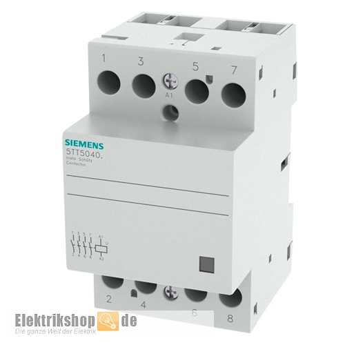 INSTA-Schütz 40A 4S AC 230/400V 5TT5040-0 Siemens