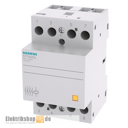 INSTA-Schütz 63A 4S AC 230/400V 5TT5050-0 Siemens