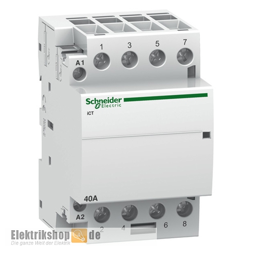 Schütz 40A 4S 220-240V AC A9C20844 Schneider Electric