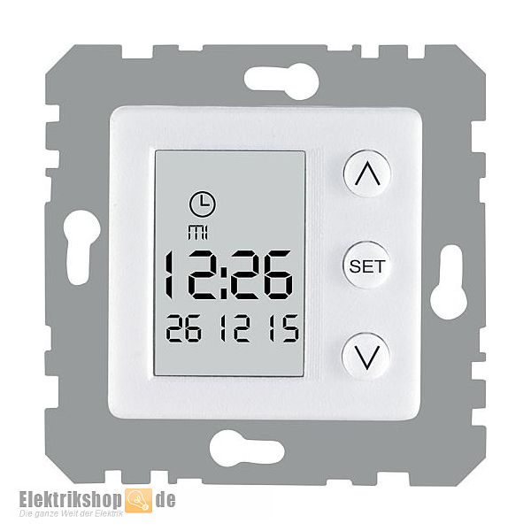Jalousie-Zeitschaltuhr M50 mit Zentralscheibe 50x50 rw EGB VIKO