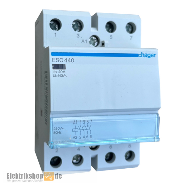 Schütz 63A 4S 230V AC ESC463 Hager