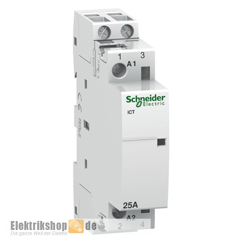 Installationsschütz  iCT 25A 2S 230V-240V AC A9C20732 Schneider Electric