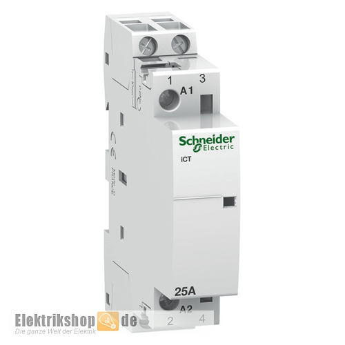 Installationsschütz 25A 2S 230V-240V AC A9C20732 Schneider Electric