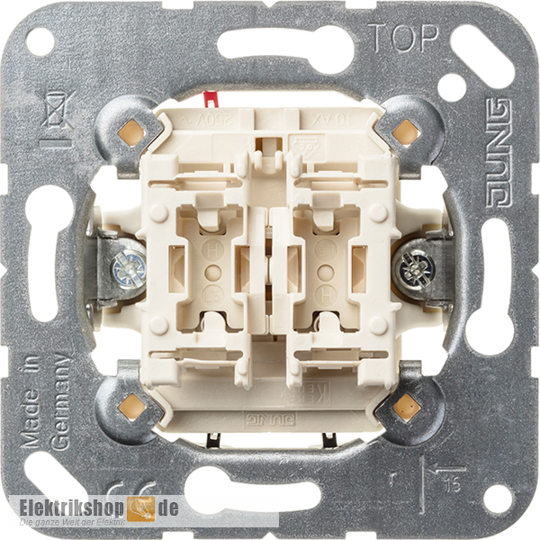 Doppeltaster-Einsatz 2 Schließer 535 U Jung
