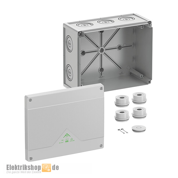 Abzweigdose AP/FR IP55/IP66 grau 82540001 Abox 250-L Spelsberg