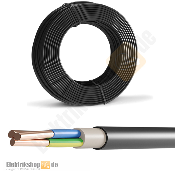 50m Ring NYY-J 3x1,5 Erdkabel