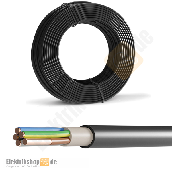 50m Ring NYY-J 5x1,5 Erdkabel