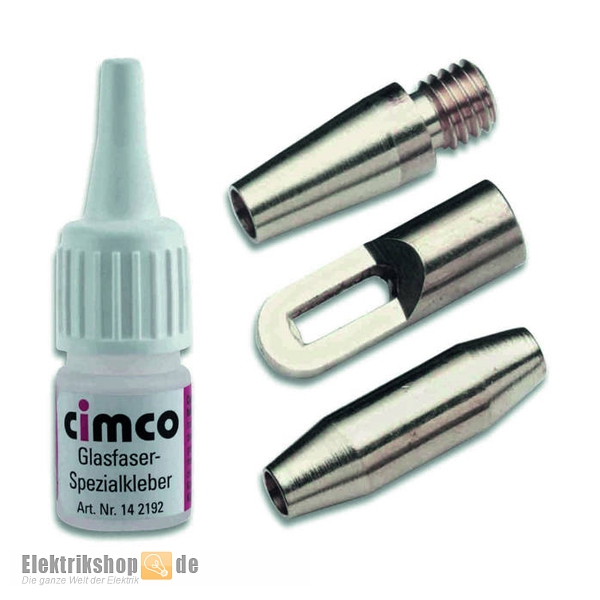 Service-Set mit Glasfaser-Fixkleber für KatiBlitz 142150 Cimco