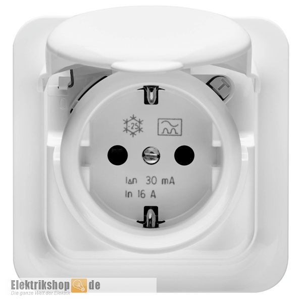 Gewiss GW95924 Steckdose mit FISchalter Unterputz