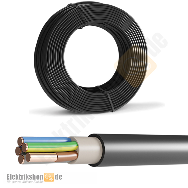 50m Ring NYY-J 5x4 mm² Erdkabel