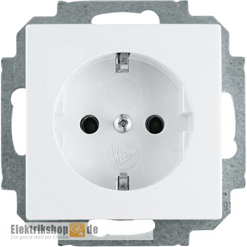 KLEIN K55 BBwhite Kombi-Steckdose UP-Einsatz reinweiß K55EUC/04BB Klein