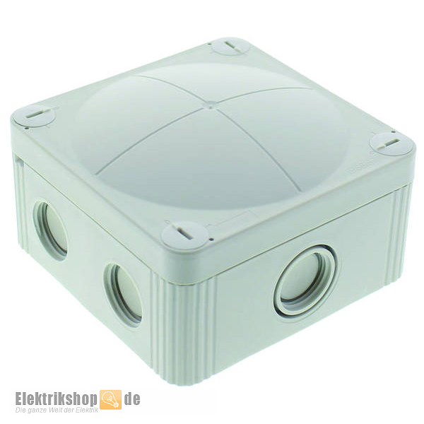 Abzweigkasten AP/FR leer 95x95x60 IP66 lichtgrau K407 RED