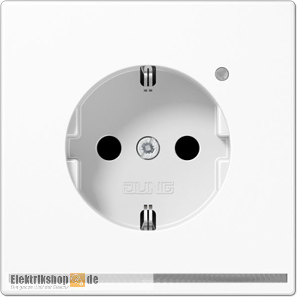 Schuko-Steckdose LED-Orientierungslicht und Sensor aw LS 1520-O WW LNW Jung