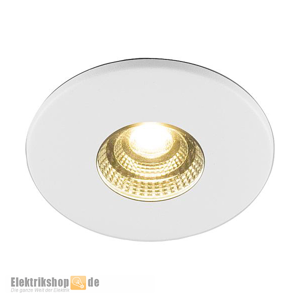 LED-Einbaustrahler rund 4,5W dimmbar 3000K 230V L44040102 weiß EVN