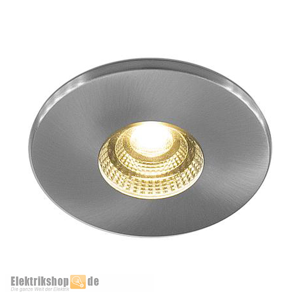 LED-Einbaustrahler rund 4,5W dimmbar 3000K 230V L44041302 edelstahl optik EVN