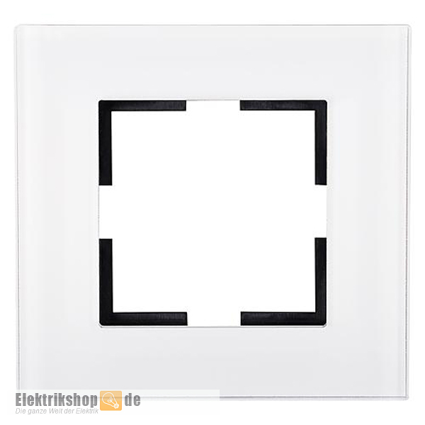 1-fach Abdeckrahmen Acrylglas weiß 50x50 Panasonic