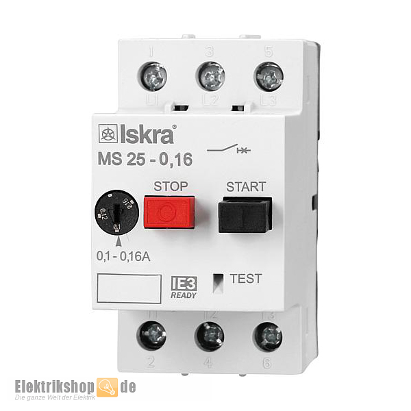 Motorschutzschalter IE3 konform MS25 -16 Iskra