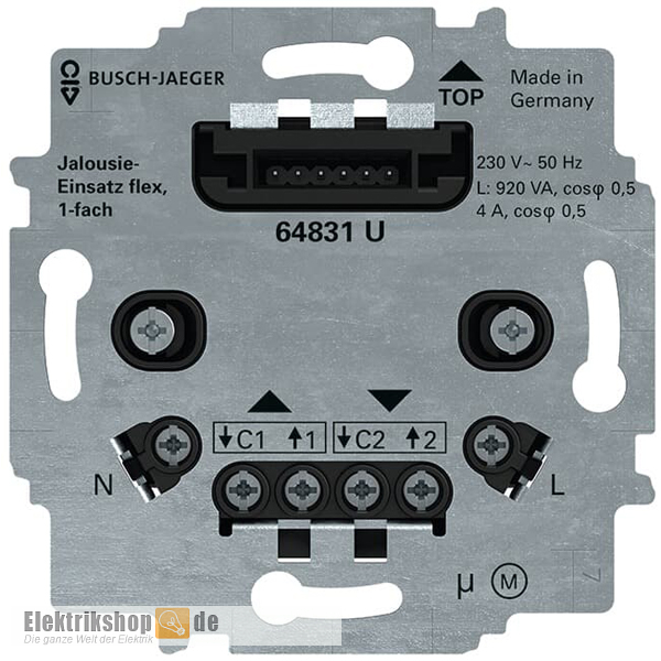 Busch Jalousie-Einsatz flex 1-fach 64831 U Busch Jaeger