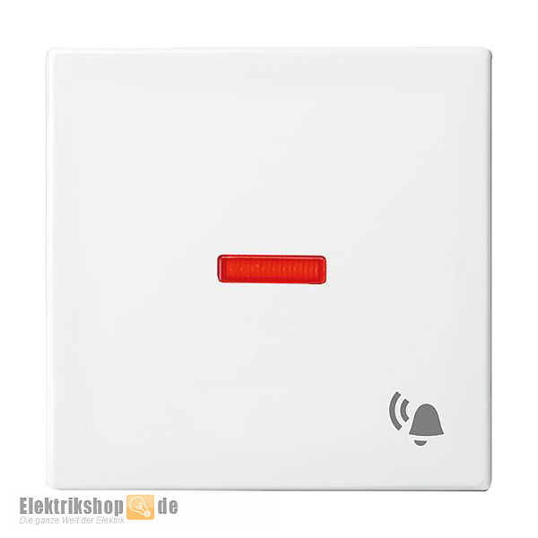 K55 BBwhite Wippe Kalotte rot Symbol Klingel reinweiß K552520KL/04BB KLEIN