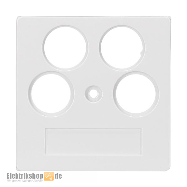 K55 BBwhite Zentralscheibe Antenne 4-Loch reinweiß V551744/04 EGB