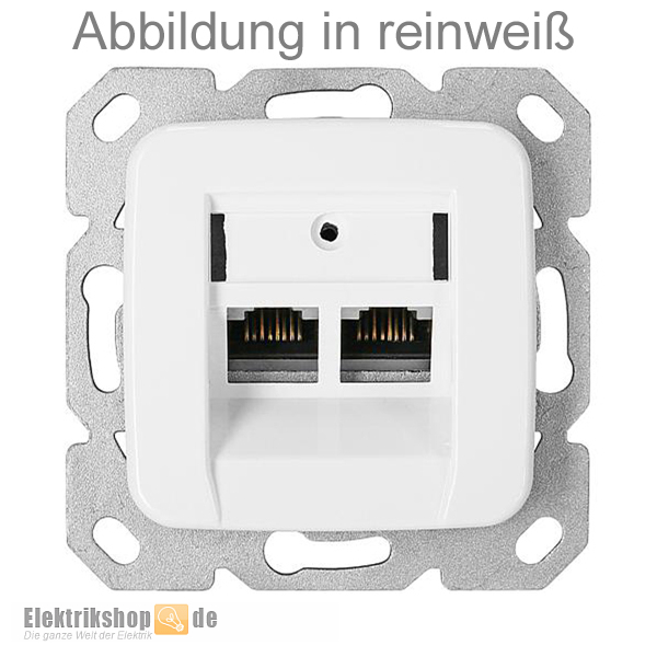 KLEIN SI Datendose CAT6 cremeweiß KCAT6RL/12