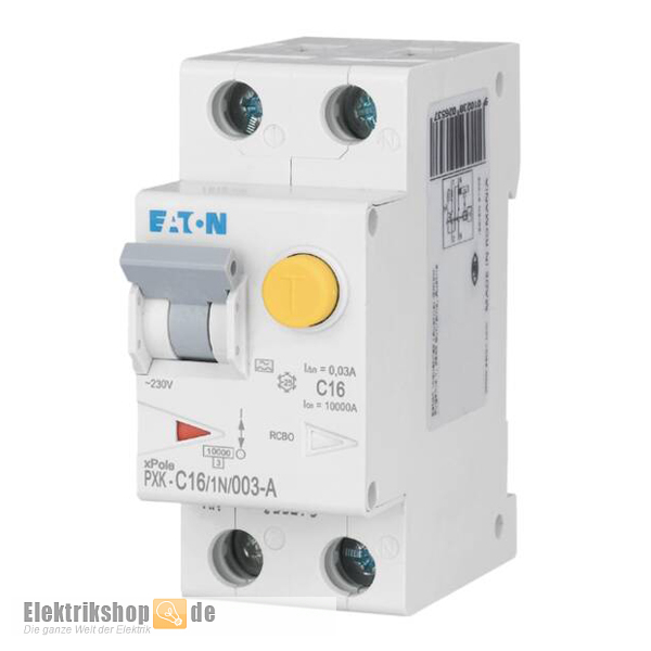 FI/LS-Kombischalter C16 30mA PXK-C16/1N/003-A Eaton