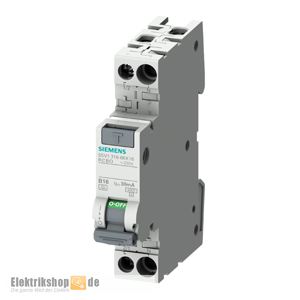FI-LS Schalter C 16/0,03A 1TE 5SV1316-7KK16 Siemens