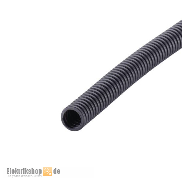 100m Kunststoff-Wellrohr M16 flexibel KU-WR 16 SCHWARZ RED