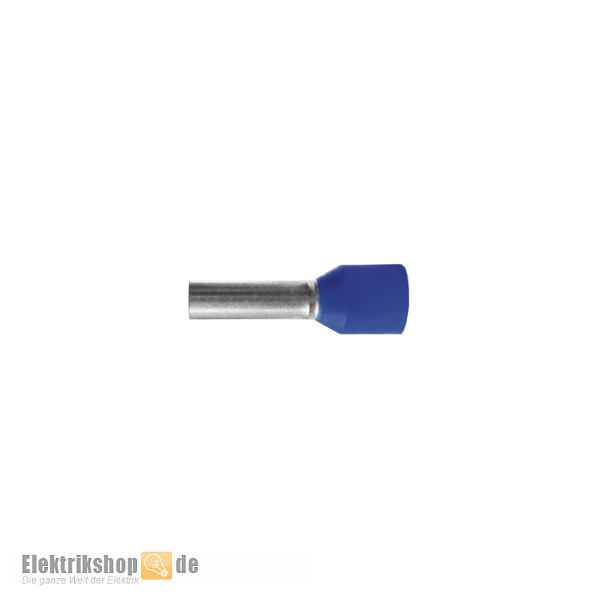100 Stk. Isolierte Aderendhülsen 2,5/8 blau 2250-30-0045 RED