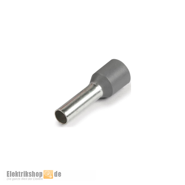 100 Stk. Isolierte Aderendhülsen 4/12 grau 2250-30-0051 RED