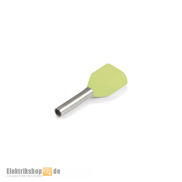 50 Stk. Zwillingsaderendhülsen 2x6/14 gelb 2250-30-0066 RED