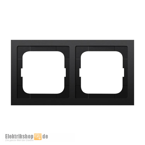 Future Linear Rahmen 2-fach schwarz matt 1722-885K Busch-Jaeger
