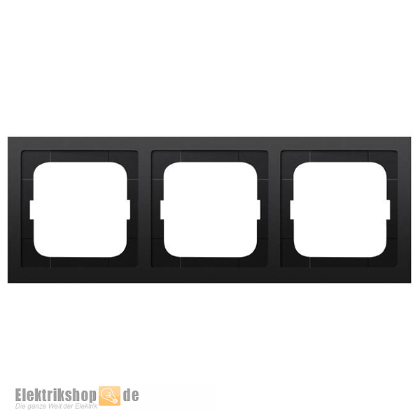 Future Linear Rahmen 3-fach schwarz matt 1723-885K Busch-Jaeger