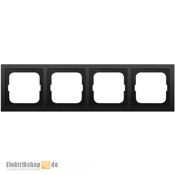 Future Linear Rahmen 4-fach schwarz matt 1724-885K Busch-Jaeger