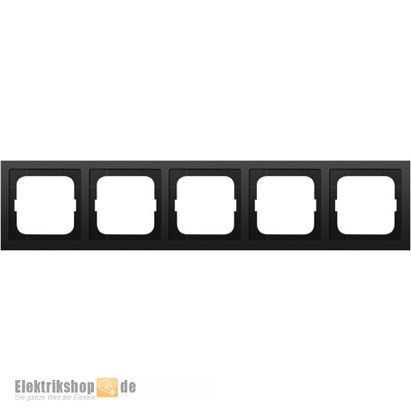 Future Linear Rahmen 5-fach schwarz matt 1725-885K Busch-Jaeger